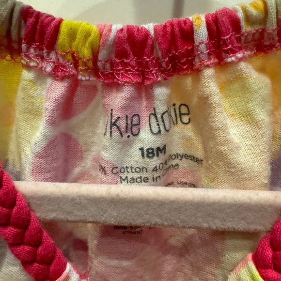 Okie Dokie 18M Girls Multicolor Floral Halter Top Blouse - Picture 2 of 4